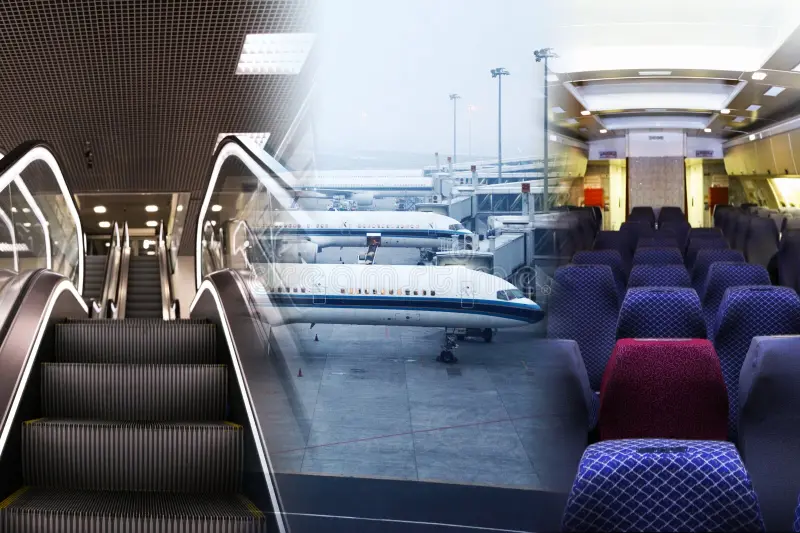 escalators aircraft aircraft interior airport escalators aircraft aircraft interior airport collage 319003152